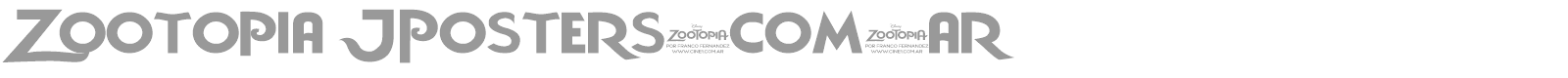 Zootopia JPosters.com.ar font preview